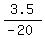 3.5%2F%28-20%29
