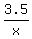 3.5%2Fx