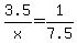 3.5%2Fx=1%2F7.5