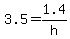 3.5+=+1.4%2Fh
