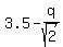 3.5-q%2Fsqrt%282%29