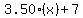 3.50%28x%29%2B%247.00%28y%29