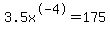 3.5x%5E-4+=+175