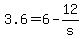 3.6+=+6+-+12%2Fs
