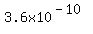 3.6x10%5E%28-10%29