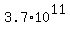 3.7%2A10%5E11