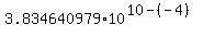 3.834640979%2A10%5E%2810-%28-4%29%29