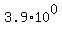 3.9%2A10%5E0