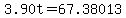 3.90t=67.38013