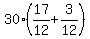 30%2817%2F12%2B3%2F12%29