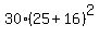30%2825%2B16%29%5E2