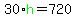 30%2Agreen%28h%29=720