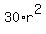 30%2Ar%5E2