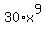 30%2Ax%5E9