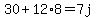 30%2B12%2A8=7j