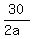 30%2F%282a%29