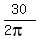 30%2F%282pi%29