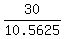 30%2F10.5625