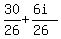 30%2F26%2B%286i%29%2F%2826%29