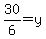 30%2F6=y