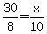 30%2F8+=+x%2F10