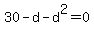 30-d-d%5E2=0