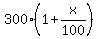 300%281+%2B+x%2F100%29