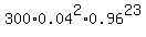 300%2A0.04%5E2%2A0.96%5E23