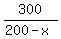 300%2F%28200-x%29
