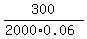 300%2F%282000%2A0.06%29