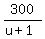 300%2F%28u%2B1%29