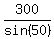 300%2Fsin%2850%29