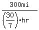 300mi%2F%28%2830%2F7%29hr%29