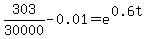 303%2F30000+-+0.01+=+e%5E%280.6t%29