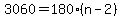 3060=180%28n-2%29