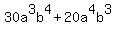 30a%5E3b%5E4%2B20a%5E4b%5E3