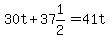 30t%2B37%261%2F2=41t