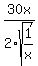 30x%2F2sqrt%281%2Fx%29
