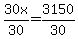 30x%2F30=3150%2F30