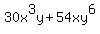 30x%5E3y%2B54xy%5E6