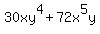 30xy%5E4%2B72x%5E5y+