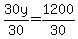30y%2F30=1200%2F30