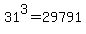 31%5E3=29791