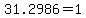 31.2986+=+1.00296+c
