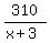 310%2F%28x%2B3%29