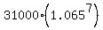 31000%281.065%5E7%29