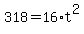 318+=+16%2At%5E2