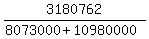 3180762%2F%288073000%2B10980000%29