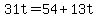 31t=54%2B13t