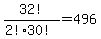 32%21%2F%282%2130%21%29+=+496